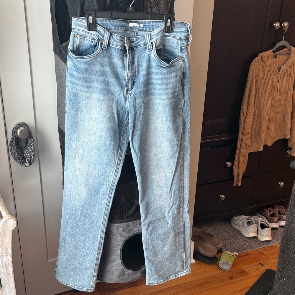 STS Blue Light Wash Straight Leg Jeans